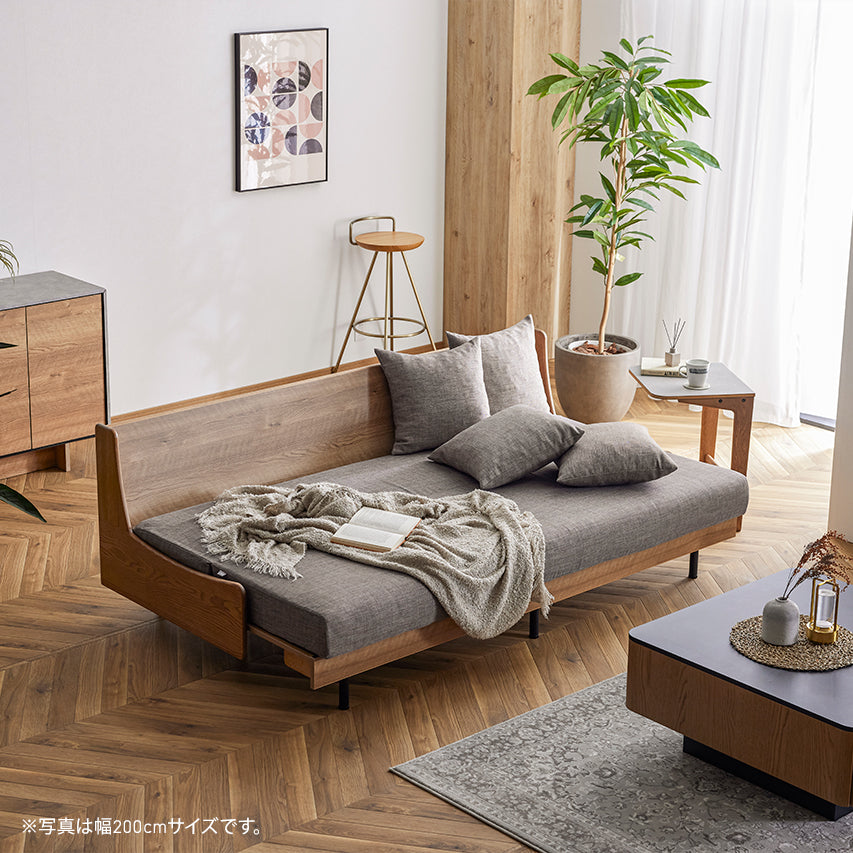 ソファベッド 3人掛け エスタート ヴィンテージナチュラル×グレー ソファベッド 3人掛け エスタート ヴィンテージナチュラル×グレー