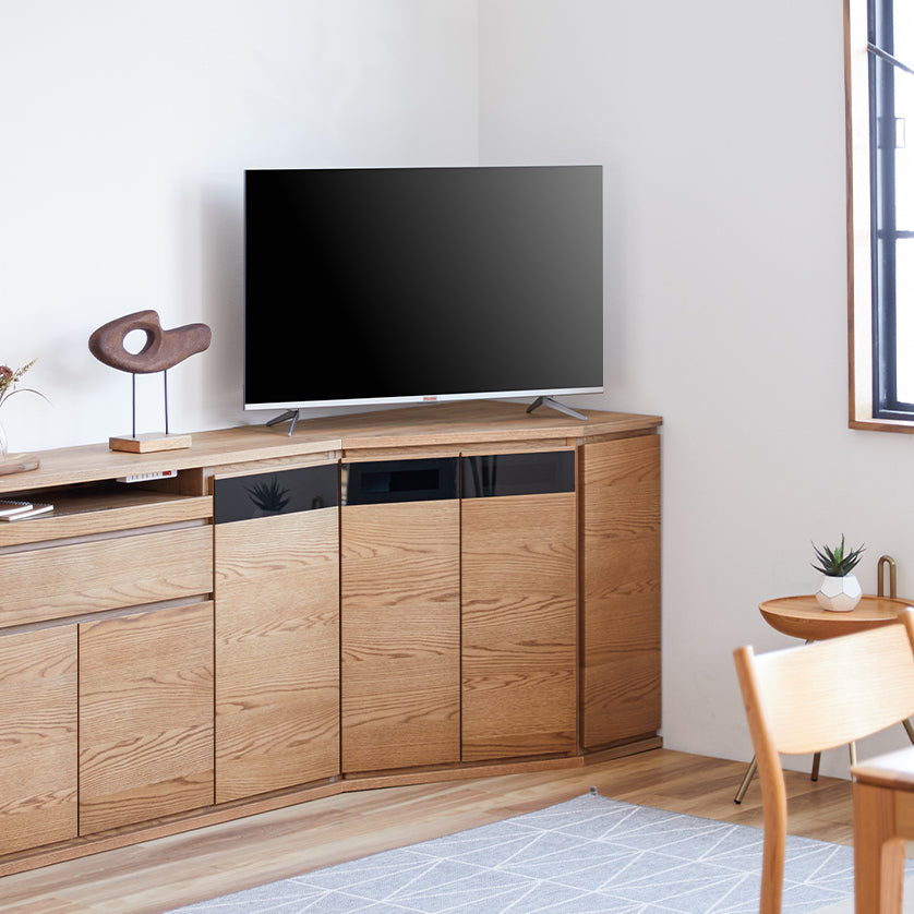 大川家具｜モーブル サイドボード コーナータイプ テレビ台 収納付き｜ テレビボード 寝室 – mlifefurniture/shopify