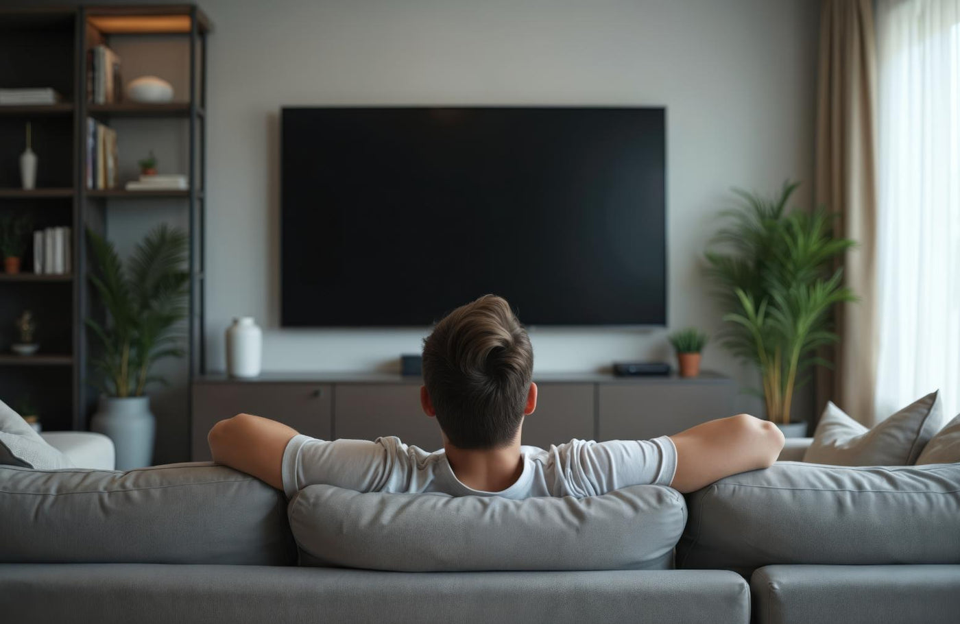 ソファに座ったときに理想的なテレビボードの高さとは？計算方法と