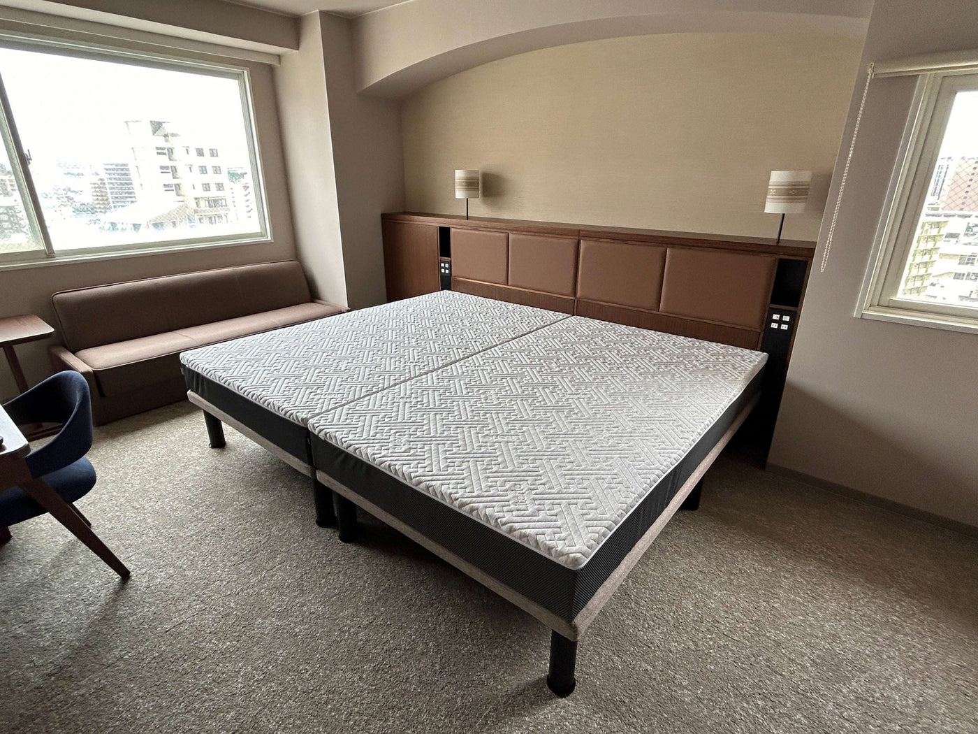 特注のベッドフレーム＆マットレスを納品