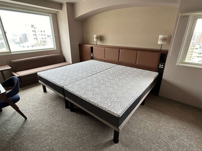 特注のベッドフレーム＆マットレスを納品