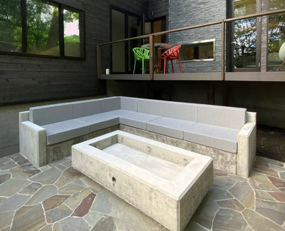 個人住宅 | 特注の屋外クッションを納品