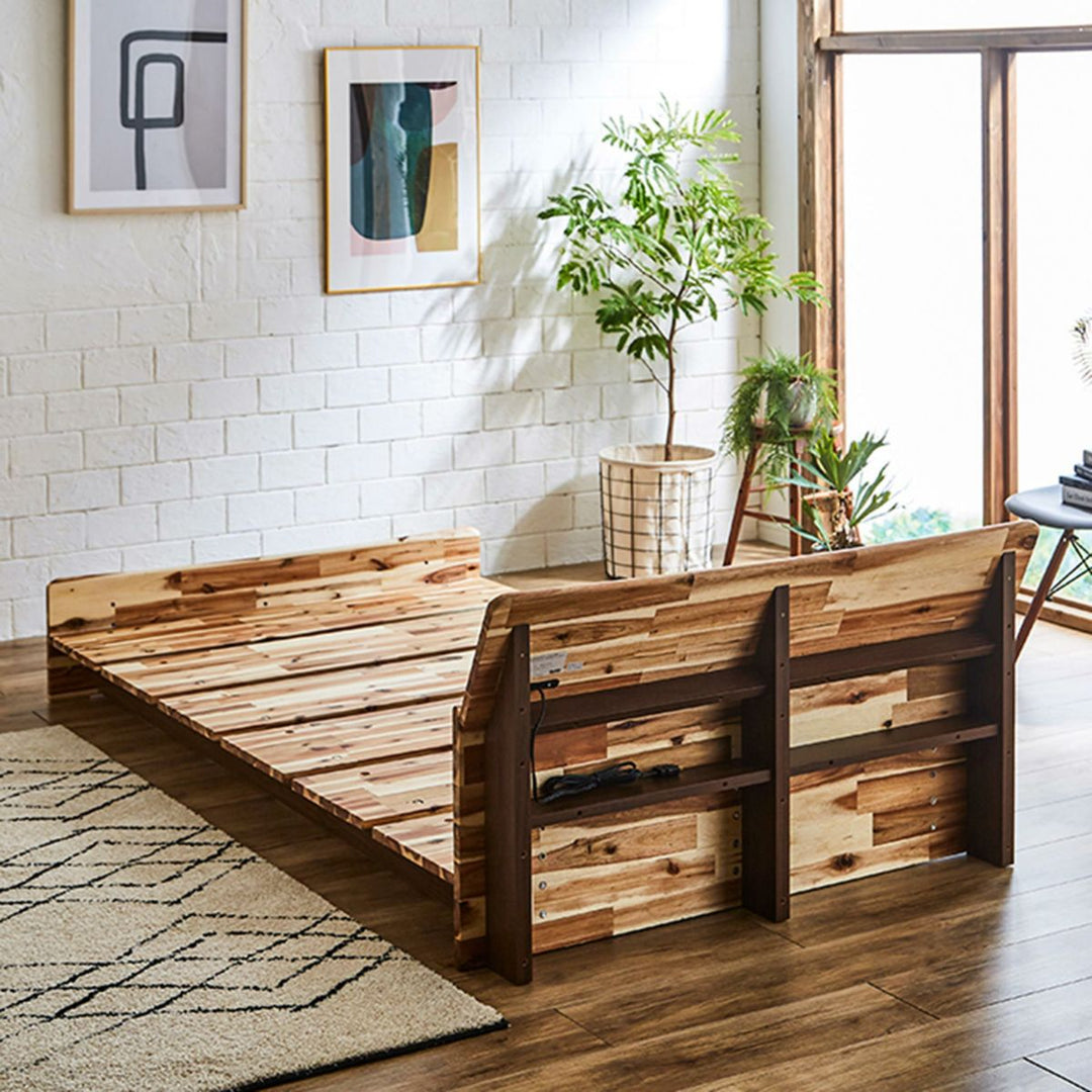 Lip リップ ベッドフレーム 大川家具 モーブル【開梱設置無料