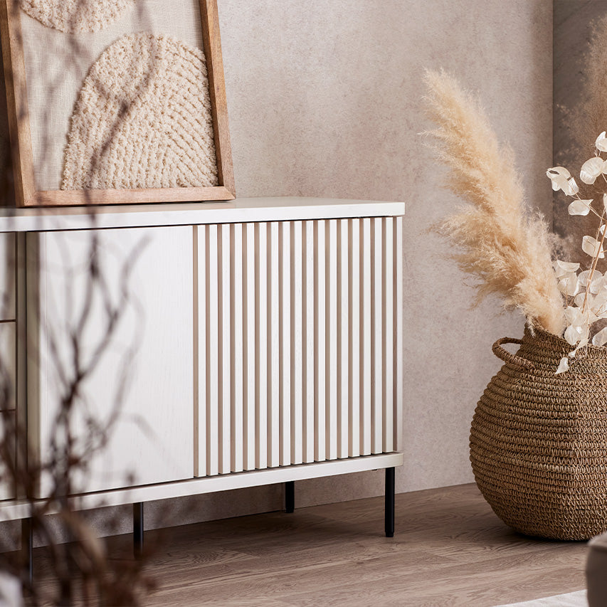 大川家具｜モーブル リビング収納 幅200cm｜和と北欧の要素を取り入れ