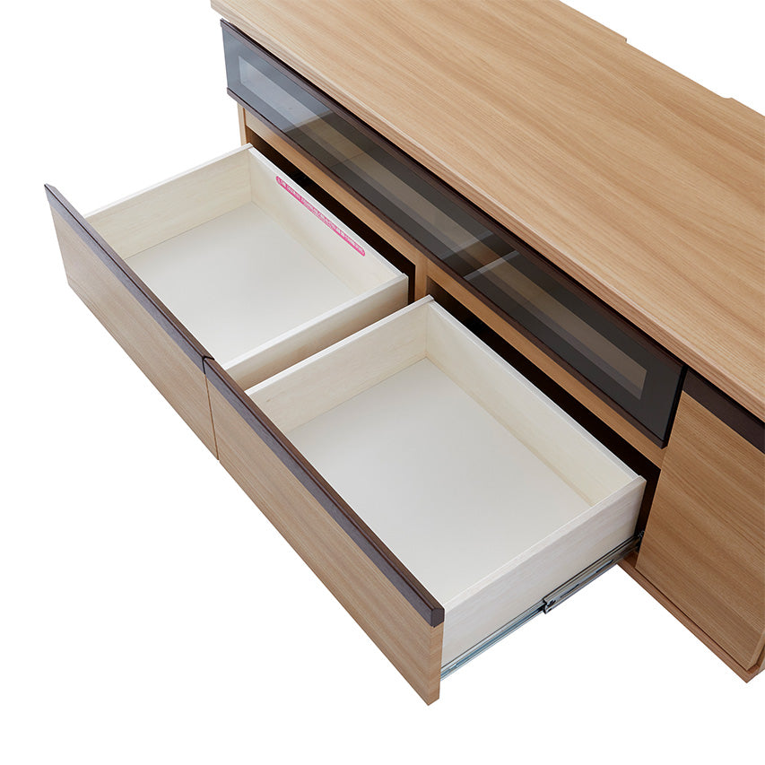 大川家具｜モーブル ローボード テレビ台 収納付き｜ テレビボード