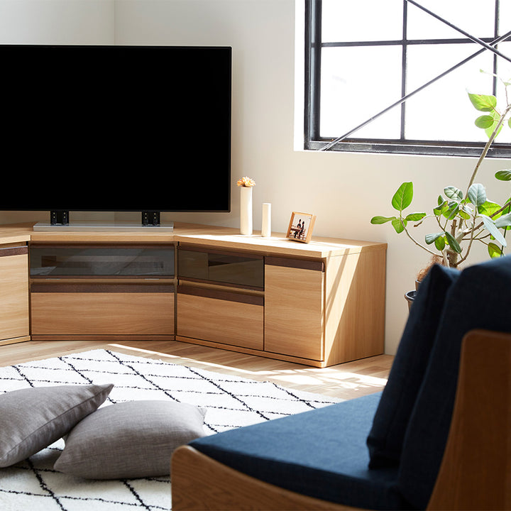 モーブル テレビ台 日本製 大川家具｜モーブル ローボード テレビ台 収納付き｜ テレビ