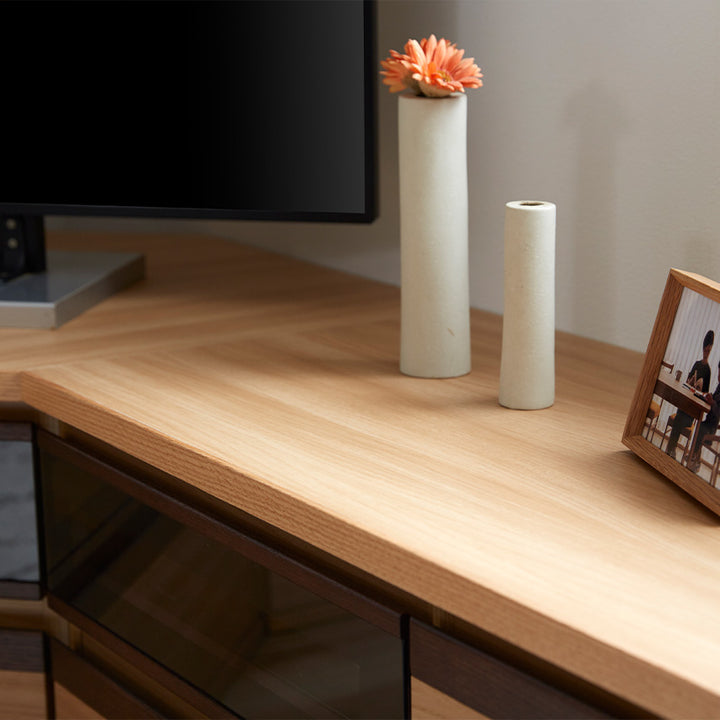 大川家具｜モーブル ローボード テレビ台 収納付き｜ テレビボード