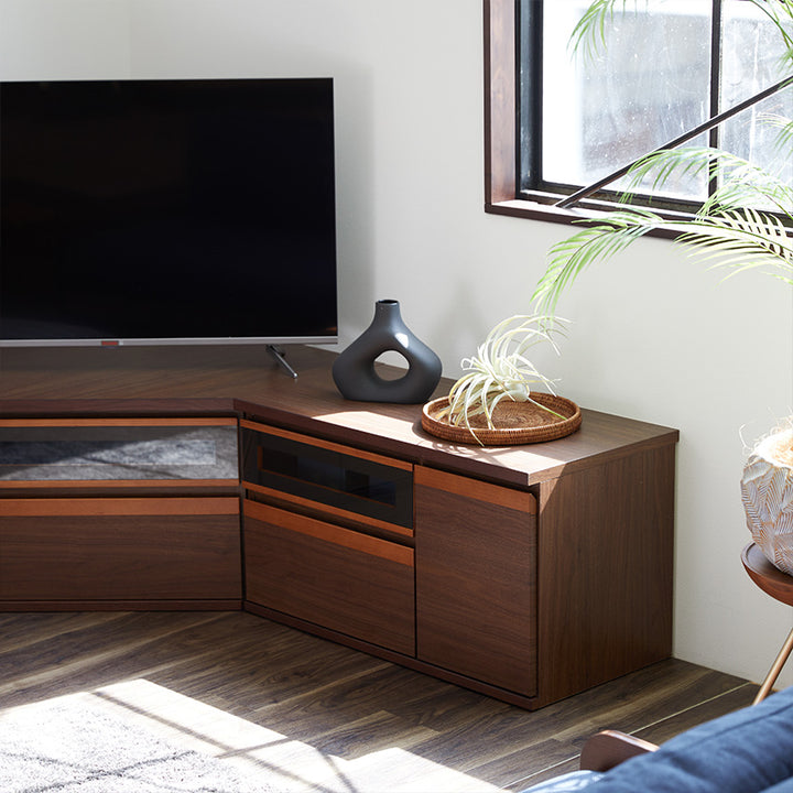 大川家具｜モーブル ローボード テレビ台 収納付き｜ テレビボード