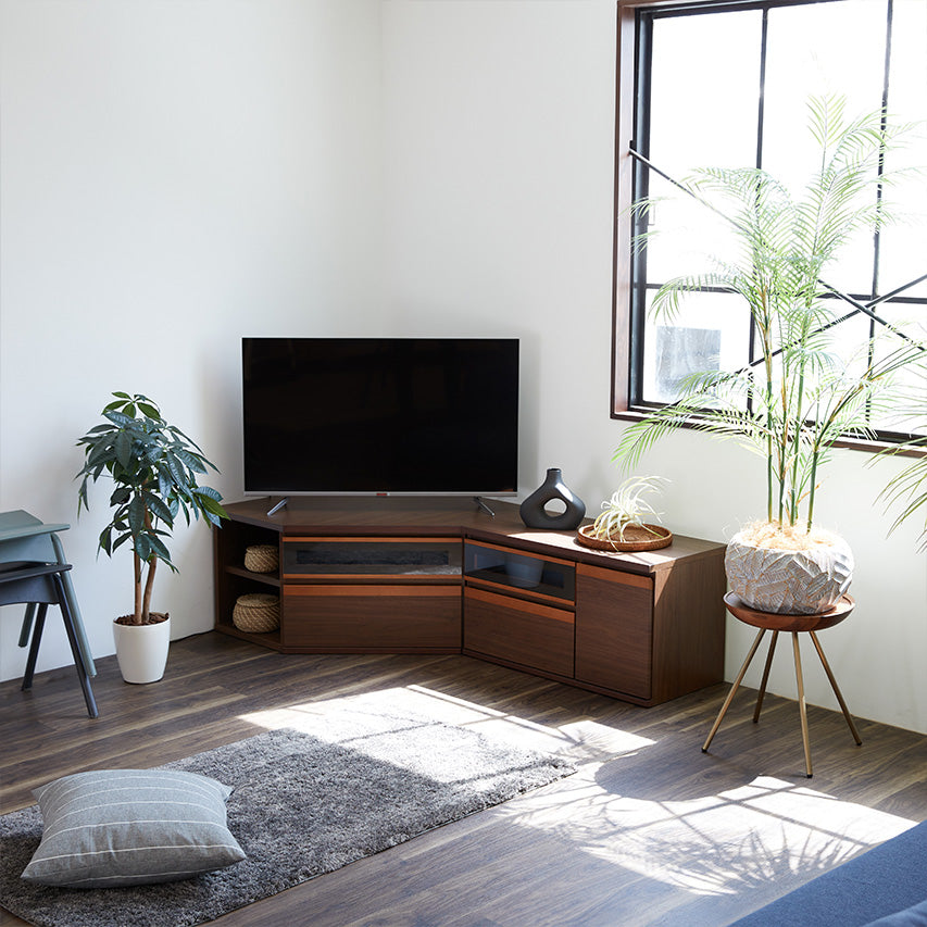 大川家具｜モーブル ローボード テレビ台 収納付き｜ テレビボード