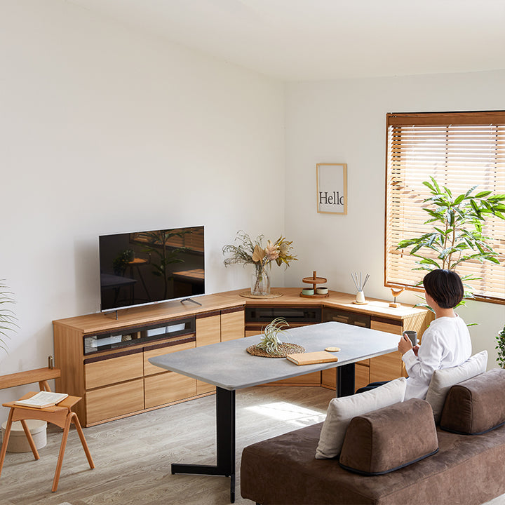 大川家具｜モーブル サイドボード テレビ台 ハイタイプ 収納付き