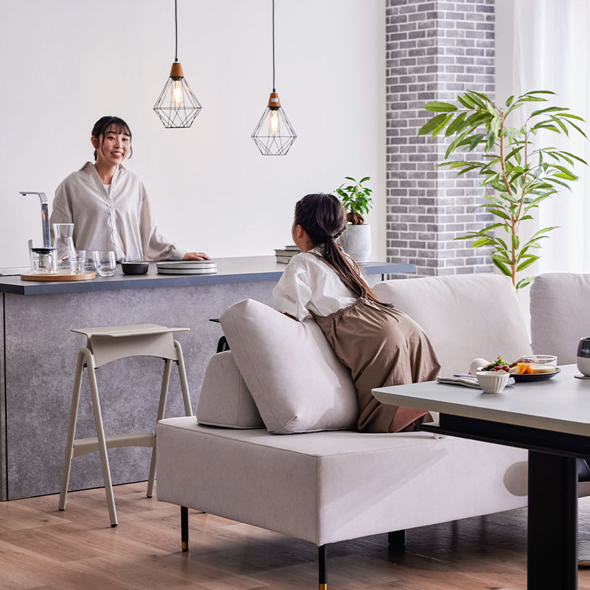 Carlo カルロ リビングダイニングソファ | 大川家具 モーブル【開梱設置無料】 アイランドソファ ｜ PETiMO