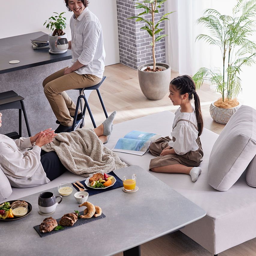 Carlo カルロ リビングダイニングソファ | 大川家具 モーブル【開梱設置無料】 アイランドソファ ｜ PETiMO