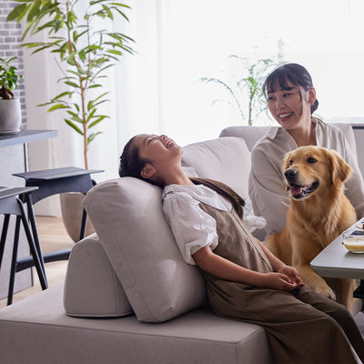 Carlo カルロ リビングダイニングソファ | 大川家具 モーブル【開梱設置無料】 アイランドソファ ｜ PETiMO