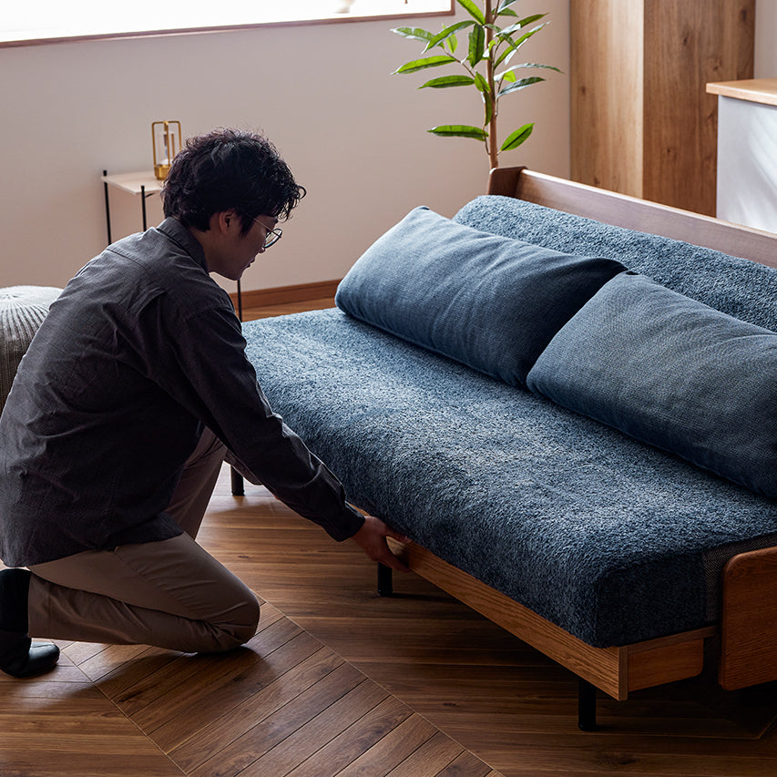 らくらくカバー chenille シェニール 180cm/200cm | 大川家具 モーブル