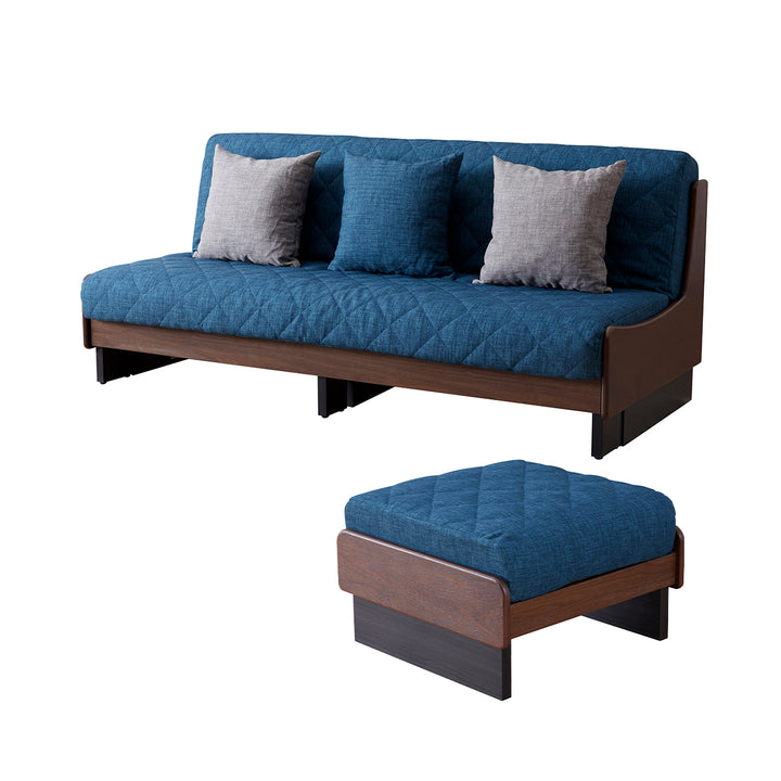 贅沢なカウチソファ ソファベッド 大川家具 モーブル ｜ Dorothy2