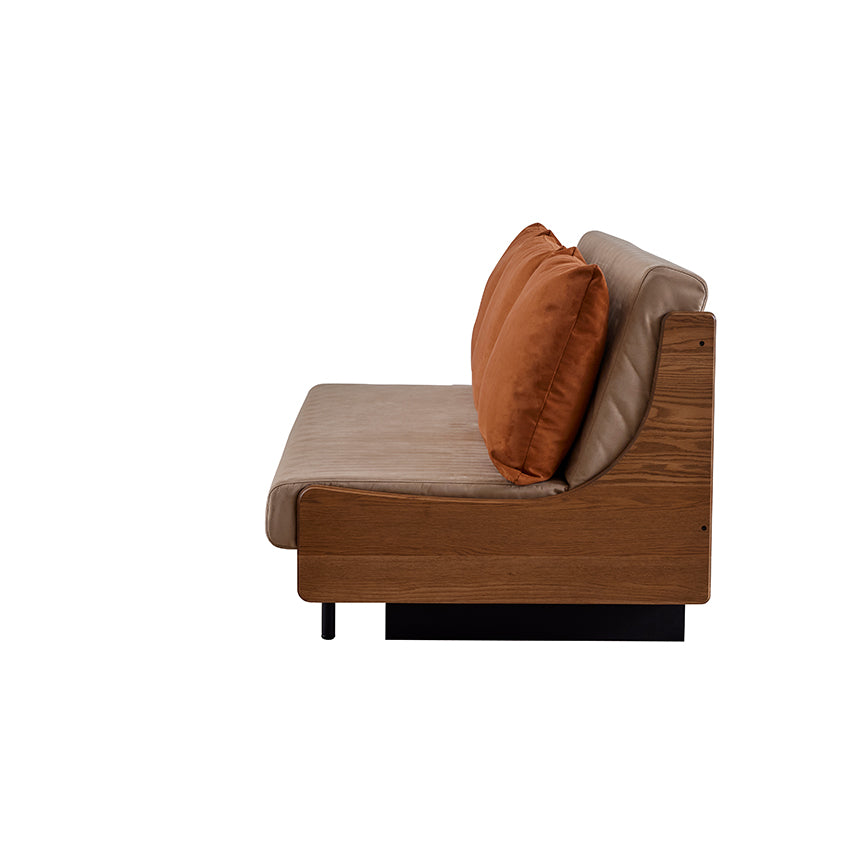 通販売り切れ商品‼️ソファベッド♪ブラウン 大川家具 | モーブル ソファベッド セミダブル 180cm | FourS フォース