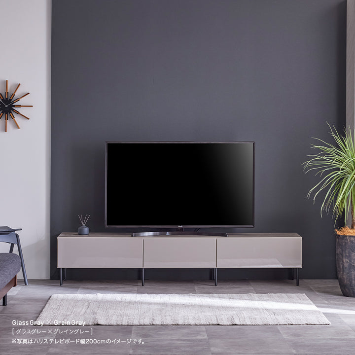 ジャパンディを作る収納｜大川家具 ハリス テレビ台｜前面ガラス・上質