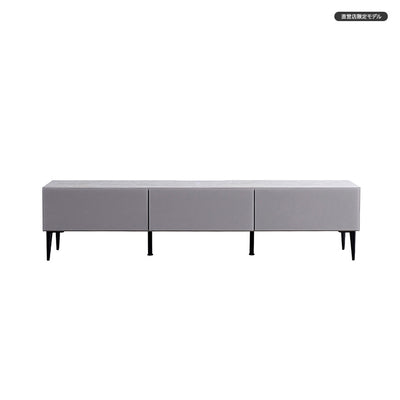 テレビボード 幅180cm LISBON / リスボン ガラス 大理石調 大川家具 モーブル【開梱設置無料】