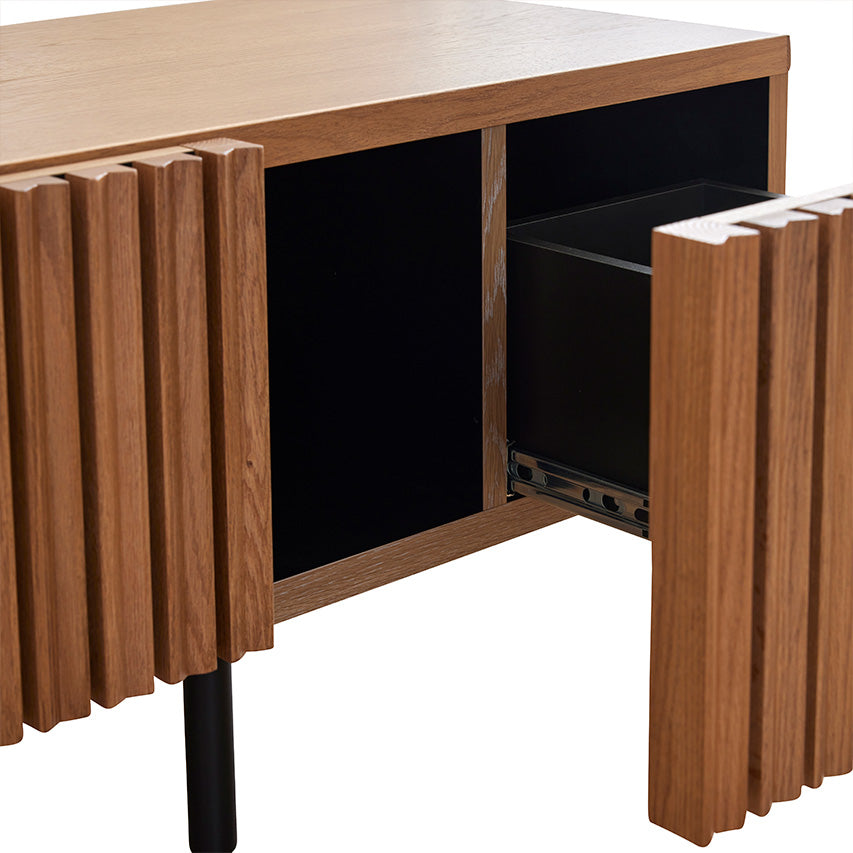 テレビボード 幅160cm LUKEII / ルーク2 大川家具 モーブル ｜贅沢に施された職人技術の縦格子