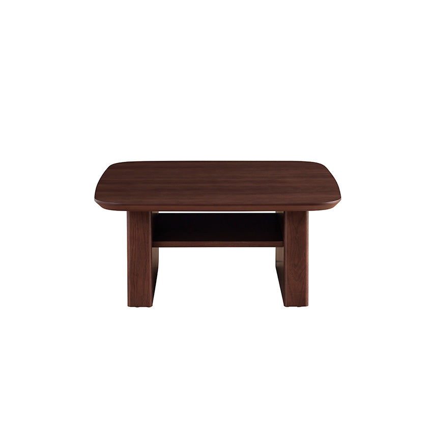 大川家具 モーブル ローテーブル 幅80cm 収納スペース付 ｜格子