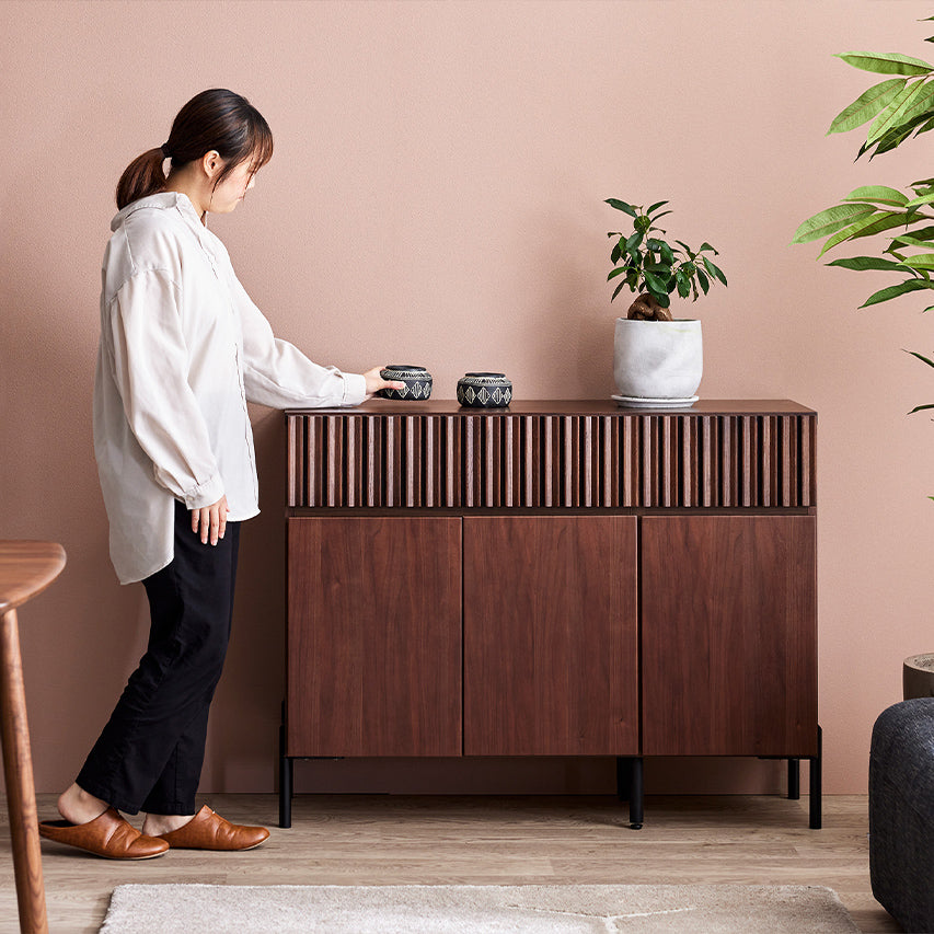 『Meuble』モーブル サイドボード リビングボード 飾棚 RWsid16 Meuble』モーブル サイドボード リビングボード 飾棚 RWsid16 大川家具