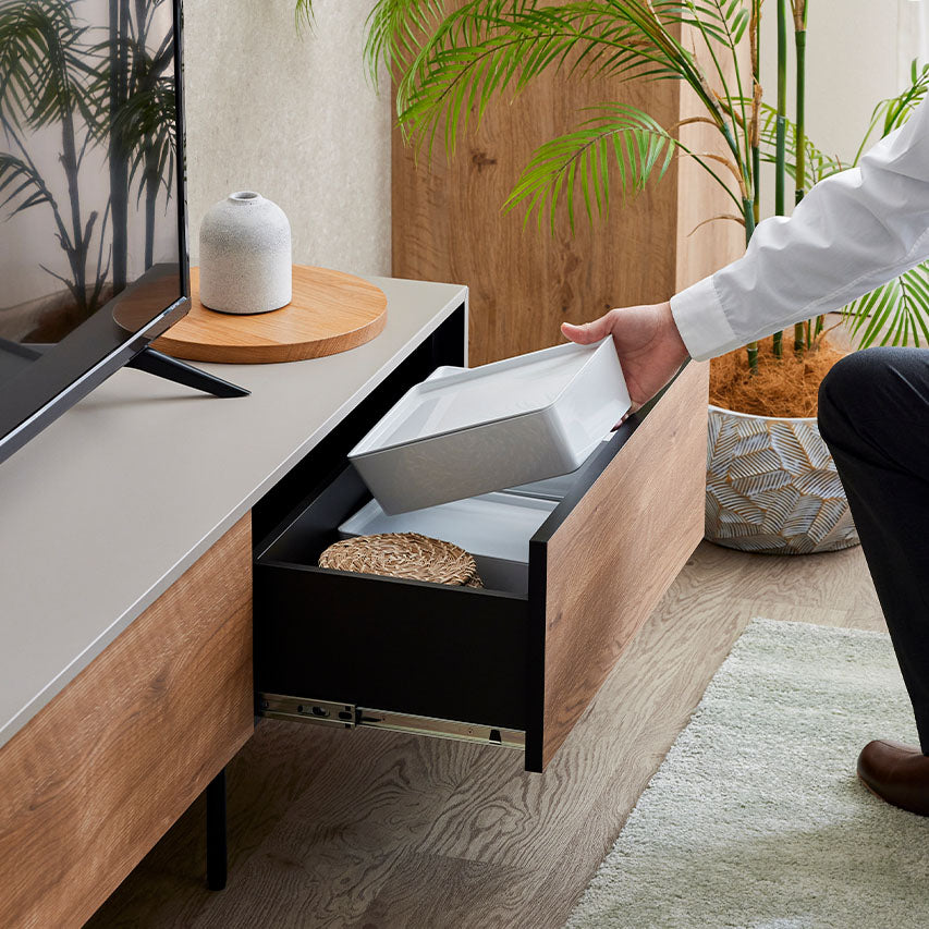 レオさま専用　テーブル テレビ台 異素材感を楽しむテレビボード 200cm ｜ Leo / レオ モーブル