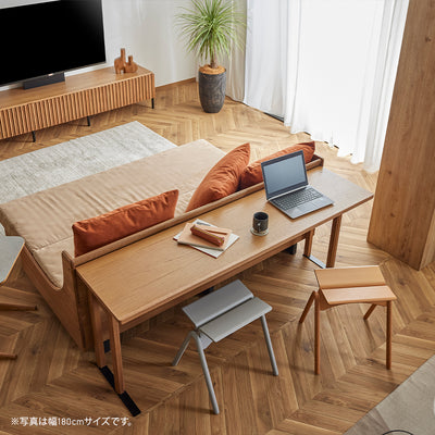 テーブル デスク 幅90cm 幅180cm MDT-251 大川家具 モーブル 【開梱設置無料】