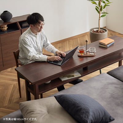 テーブル デスク 幅90cm 幅180cm MDT-251 大川家具 モーブル 【開梱設置無料】