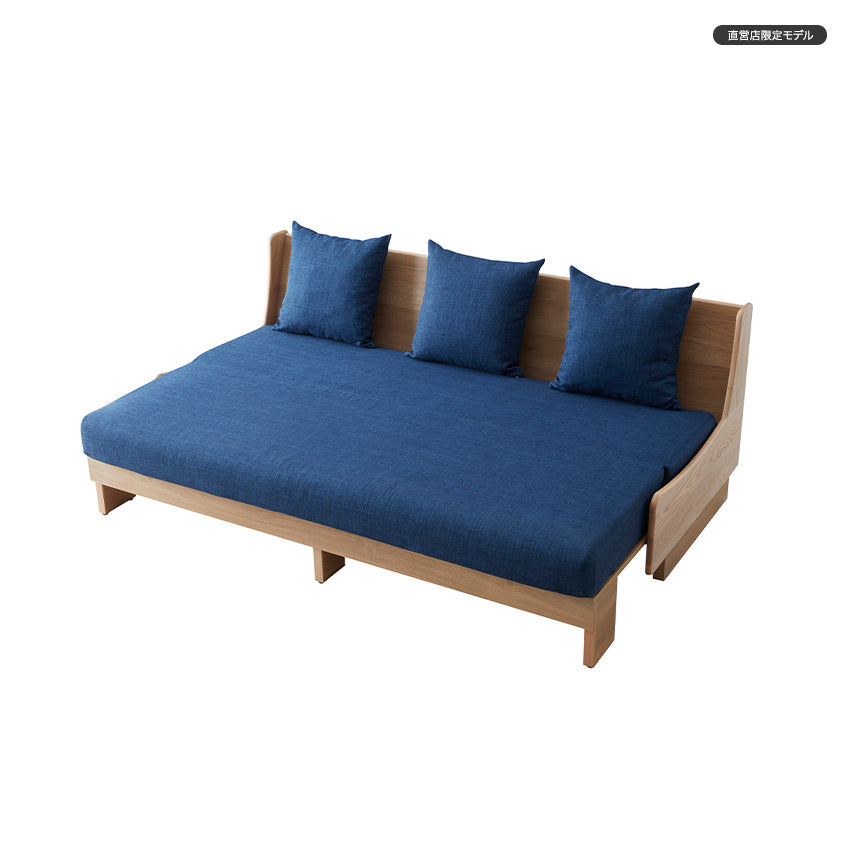 ソファベッド 幅180cm TODAYⅡ/トゥデイ2 | 大川家具 モーブル【開梱設置無料】 ごろ寝ソファ