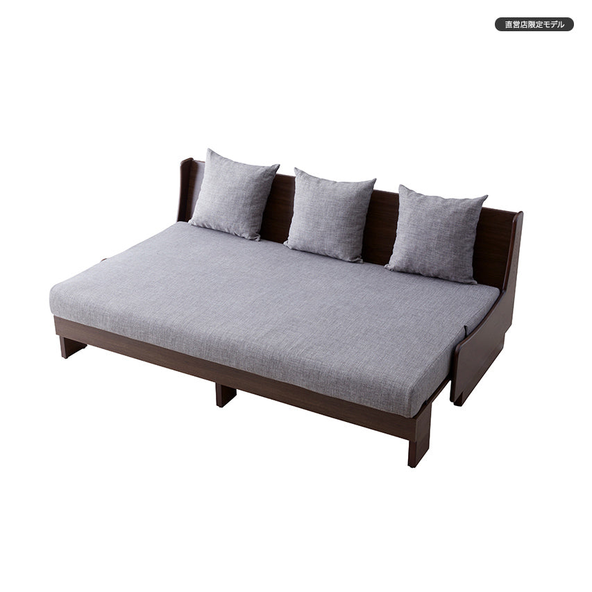 ソファベッド 幅180cm TODAYⅡ/トゥデイ2 | 大川家具 モーブル【開梱設置無料】 ごろ寝ソファ