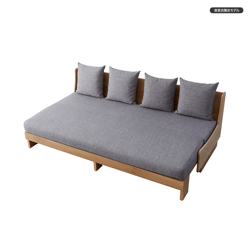 ソファベッド  幅200cm TodayⅡ/トゥデイ2 | 大川家具 モーブル【開梱設置無料】 ごろ寝ソファ