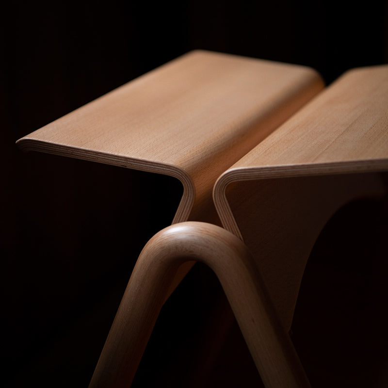 IKASAS イカサ スタッキング チェア 椅子 腰掛け 天然木 木製 完成品 45cm 軽量 シンプル コンパクト 宅配便 KAMOME STOOL カモメ スツール