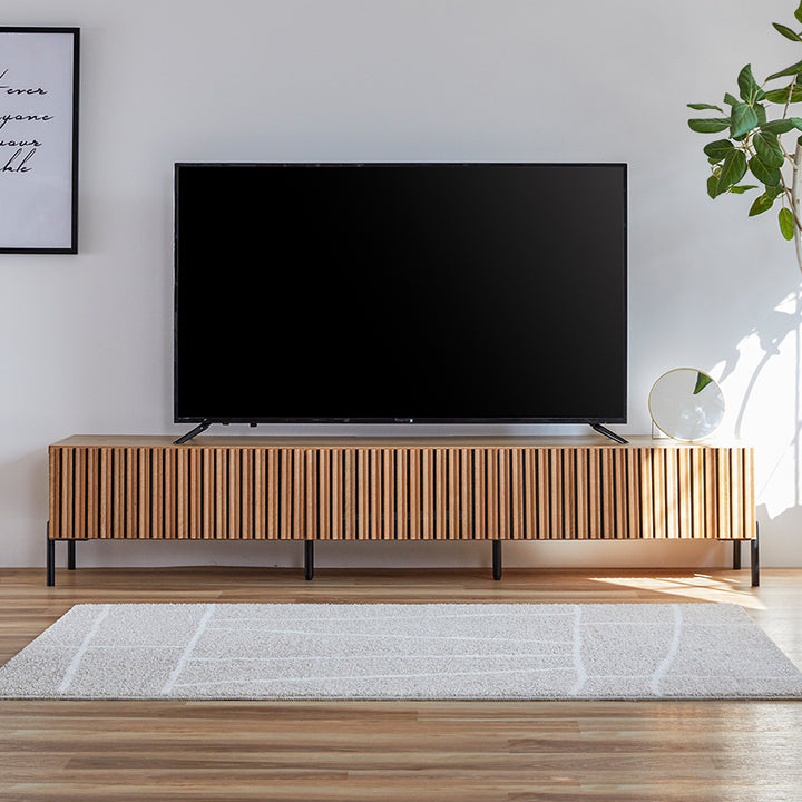 大川家具 モーブル TVボード 幅180cm ｜ オーク無垢材の縦格子が美しいリビング収納 – mlifefurniture/shopify